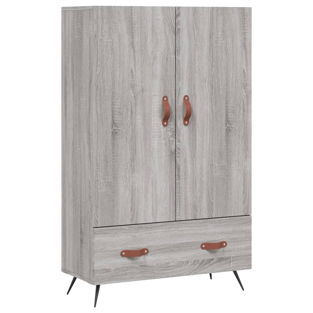 Ντουλάπα Γκρι Sonoma 69,5 x 31 x 115 εκ. από Επεξεργασμένο Ξύλο