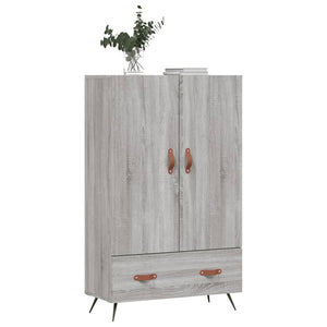 Ντουλάπα Γκρι Sonoma 69,5 x 31 x 115 εκ. από Επεξεργασμένο Ξύλο