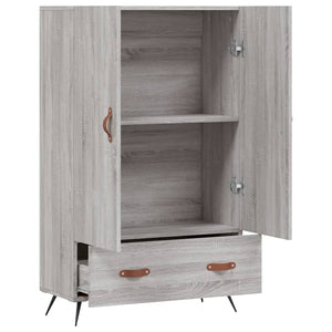 Ντουλάπα Γκρι Sonoma 69,5 x 31 x 115 εκ. από Επεξεργασμένο Ξύλο