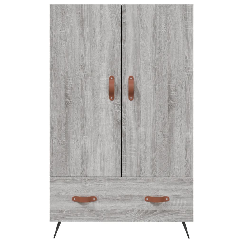 Ντουλάπα Γκρι Sonoma 69,5 x 31 x 115 εκ. από Επεξεργασμένο Ξύλο