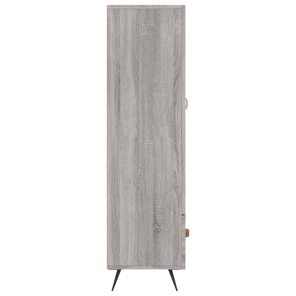 Ντουλάπα Γκρι Sonoma 69,5 x 31 x 115 εκ. από Επεξεργασμένο Ξύλο