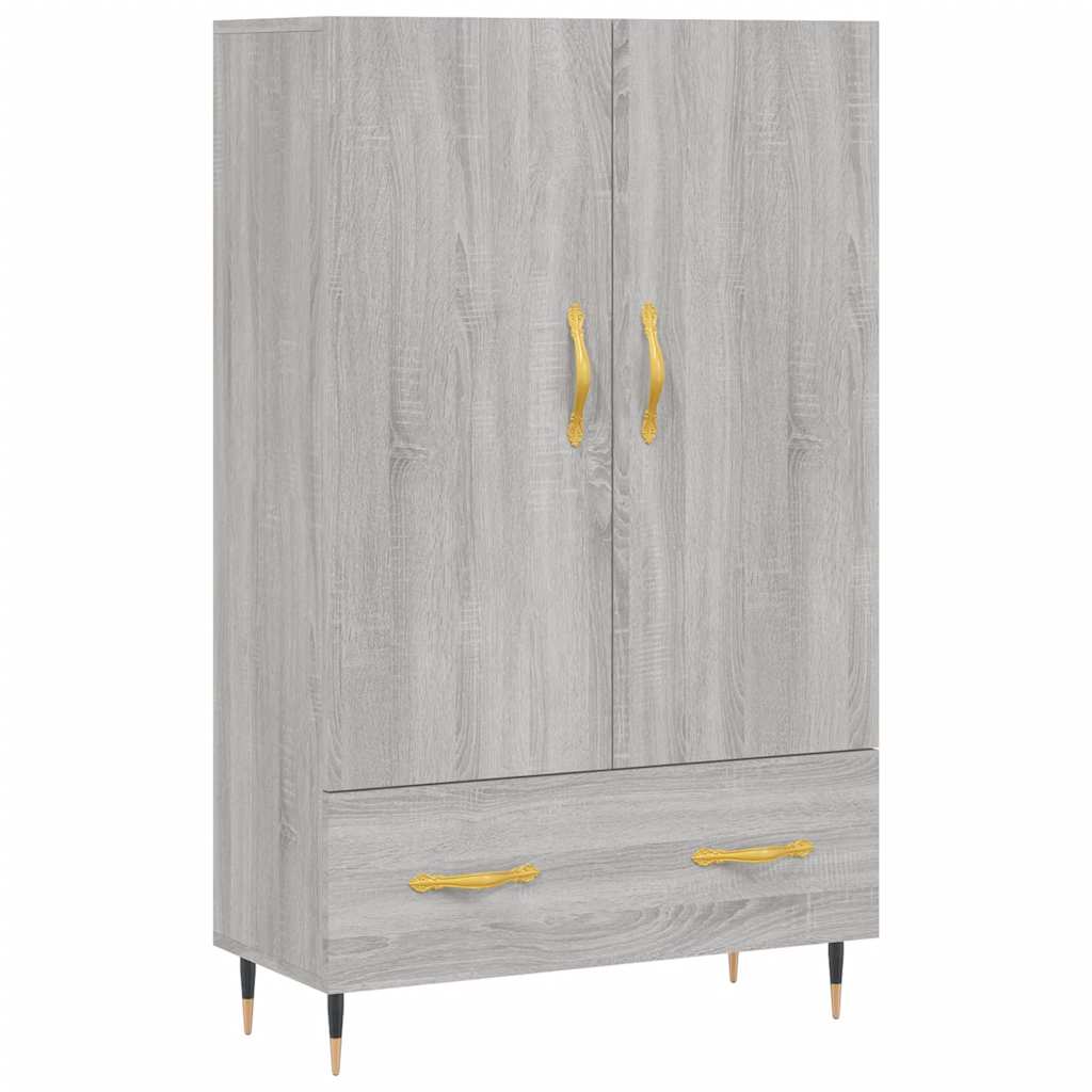 Ντουλάπα Γκρι Sonoma 69,5 x 31 x 115 εκ. από Επεξεργασμένο Ξύλο