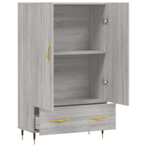 Ντουλάπα Γκρι Sonoma 69,5 x 31 x 115 εκ. από Επεξεργασμένο Ξύλο