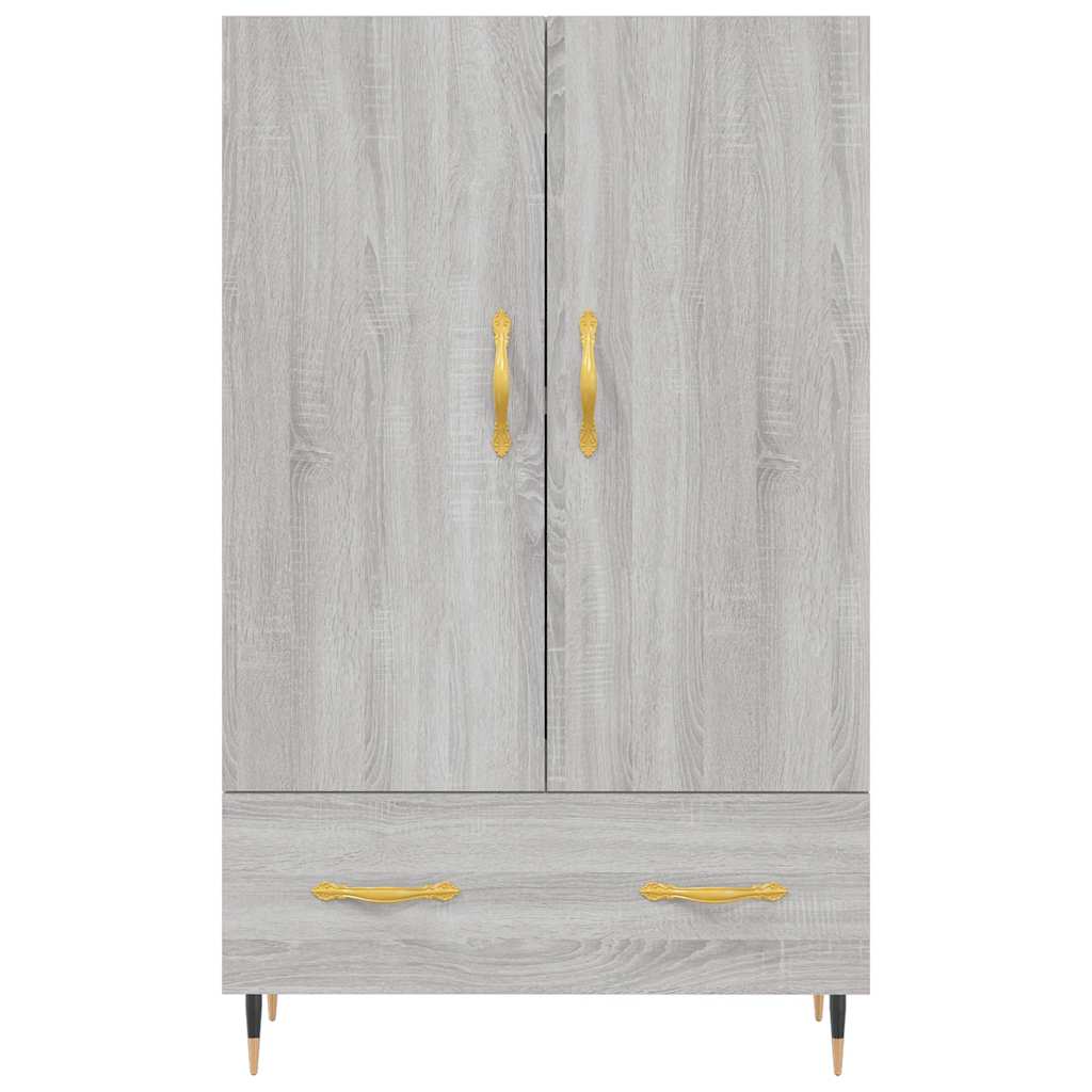 Ντουλάπα Γκρι Sonoma 69,5 x 31 x 115 εκ. από Επεξεργασμένο Ξύλο