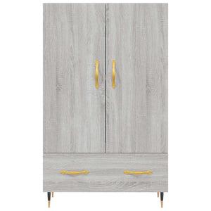 Ντουλάπα Γκρι Sonoma 69,5 x 31 x 115 εκ. από Επεξεργασμένο Ξύλο