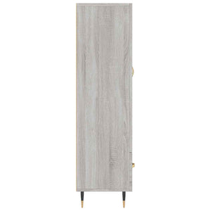 Ντουλάπα Γκρι Sonoma 69,5 x 31 x 115 εκ. από Επεξεργασμένο Ξύλο