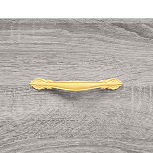 Ντουλάπα Γκρι Sonoma 69,5 x 31 x 115 εκ. από Επεξεργασμένο Ξύλο