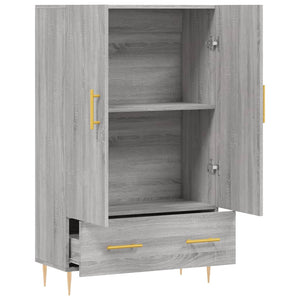 Ντουλάπα Γκρι Sonoma 69,5 x 31 x 115 εκ. από Επεξεργασμένο Ξύλο