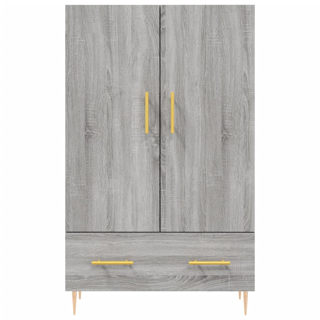 Ντουλάπα Γκρι Sonoma 69,5 x 31 x 115 εκ. από Επεξεργασμένο Ξύλο
