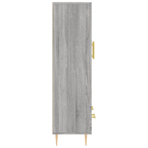 Ντουλάπα Γκρι Sonoma 69,5 x 31 x 115 εκ. από Επεξεργασμένο Ξύλο