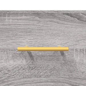 Ντουλάπα Γκρι Sonoma 69,5 x 31 x 115 εκ. από Επεξεργασμένο Ξύλο