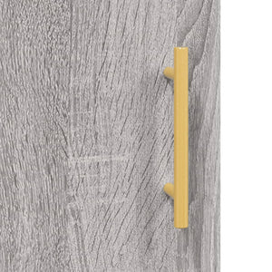 Ντουλάπα Γκρι Sonoma 69,5 x 31 x 115 εκ. από Επεξεργασμένο Ξύλο