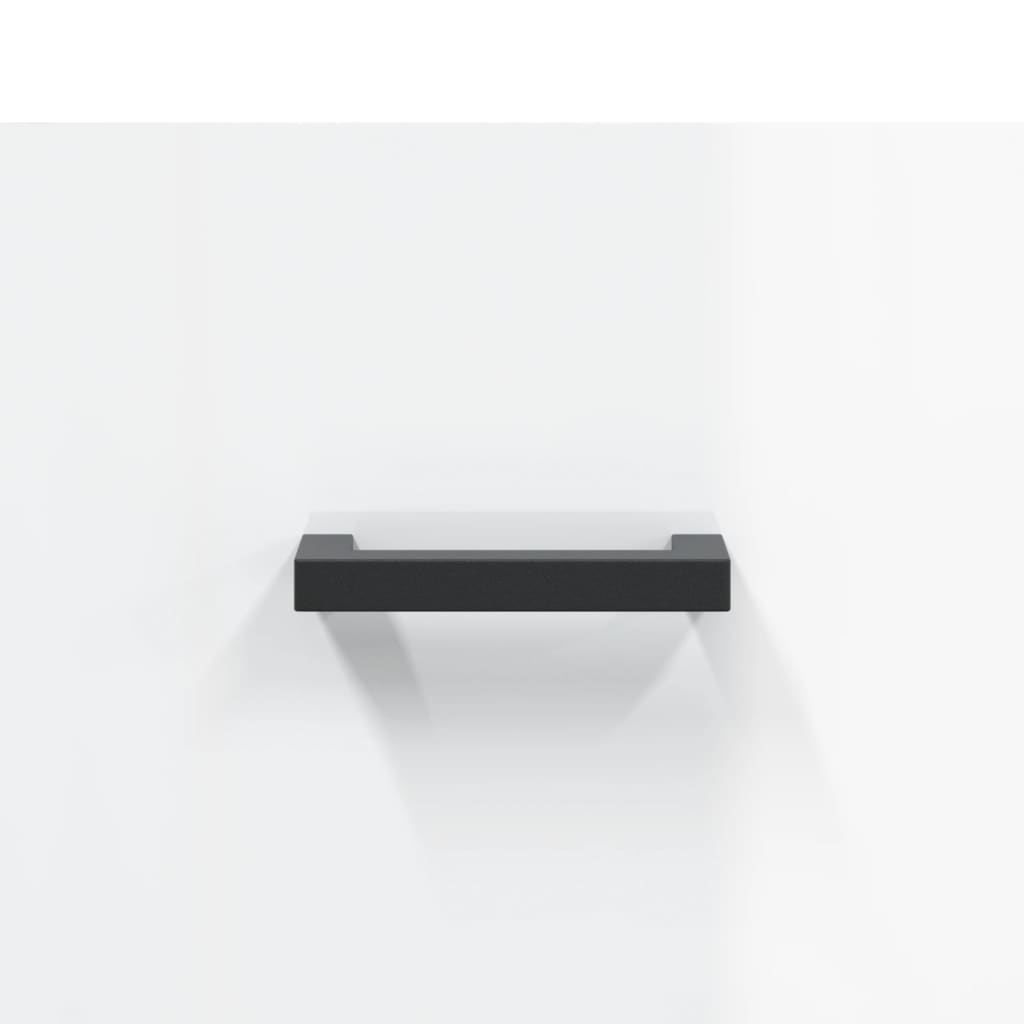 Ντουλάπα Γυαλ. Λευκό 69,5 x 31 x 115 εκ. από Επεξεργασμένο Ξύλο