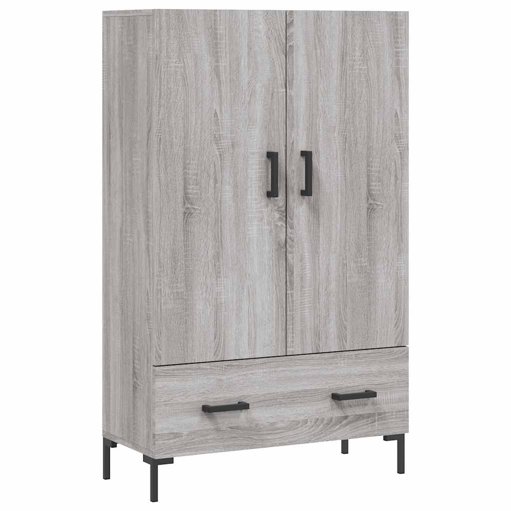 Ντουλάπα Γκρι Sonoma 69,5 x 31 x 115 εκ. από Επεξεργασμένο Ξύλο