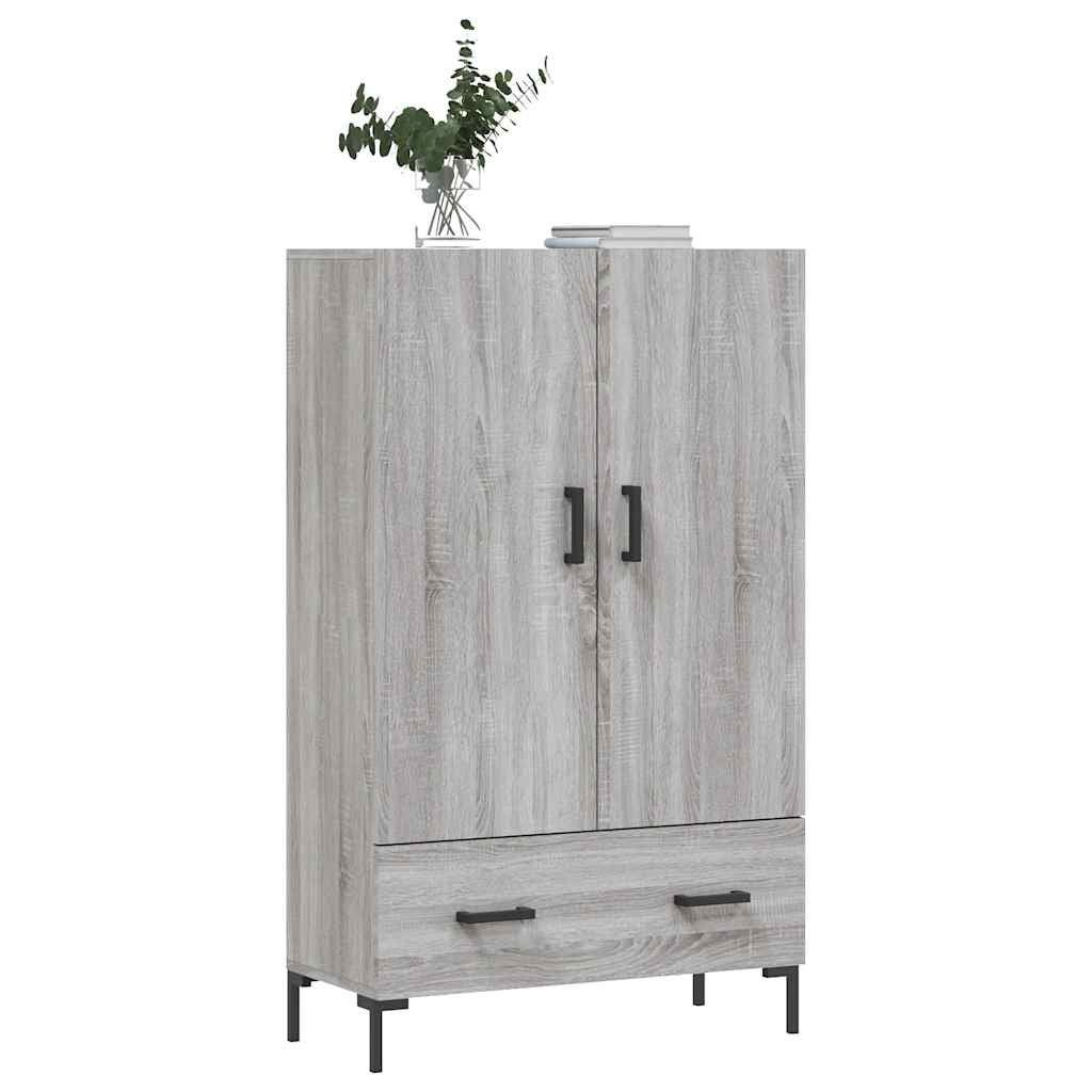 Ντουλάπα Γκρι Sonoma 69,5 x 31 x 115 εκ. από Επεξεργασμένο Ξύλο