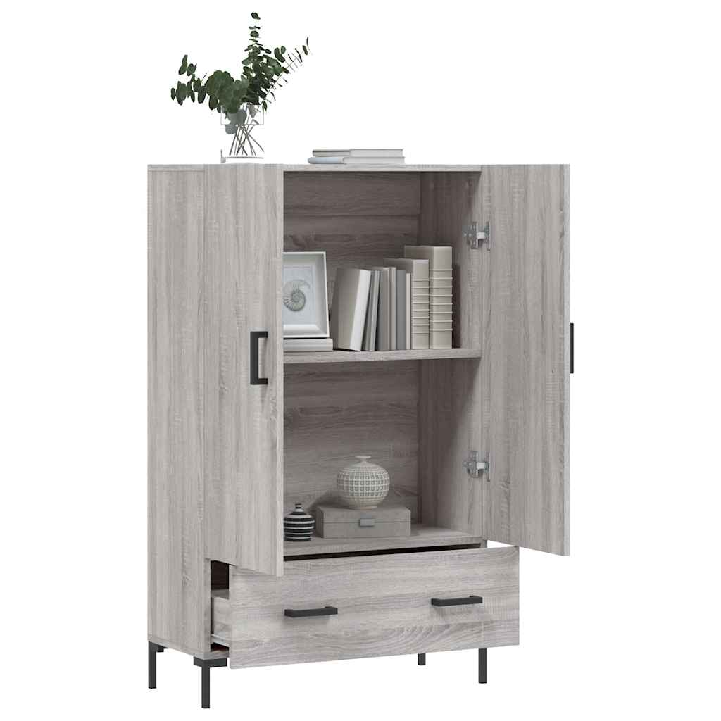 Ντουλάπα Γκρι Sonoma 69,5 x 31 x 115 εκ. από Επεξεργασμένο Ξύλο