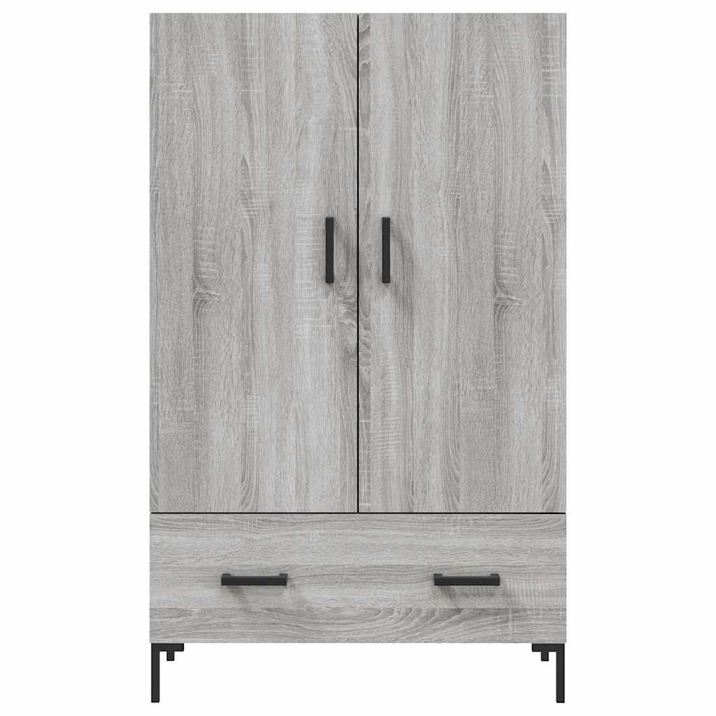Ντουλάπα Γκρι Sonoma 69,5 x 31 x 115 εκ. από Επεξεργασμένο Ξύλο