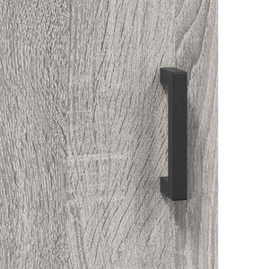 Ντουλάπα Γκρι Sonoma 69,5 x 31 x 115 εκ. από Επεξεργασμένο Ξύλο