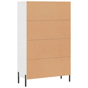 Ντουλάπα Λευκή 69,5 x 31 x 115 εκ. από Επεξεργασμένο Ξύλο