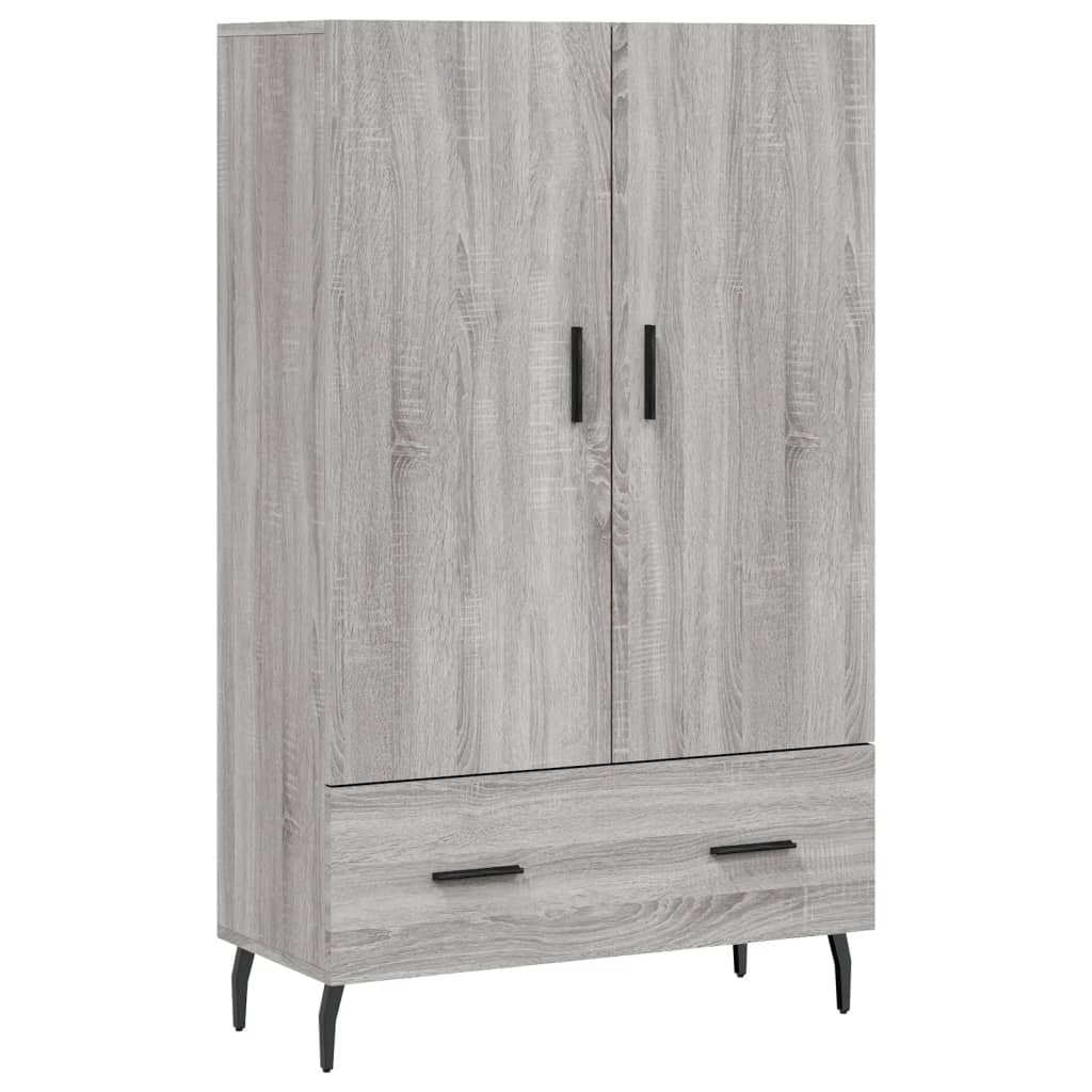 Ντουλάπα Γκρι Sonoma 69,5 x 31 x 115 εκ. από Επεξεργασμένο Ξύλο