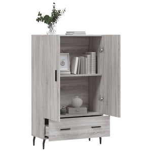 Ντουλάπα Γκρι Sonoma 69,5 x 31 x 115 εκ. από Επεξεργασμένο Ξύλο