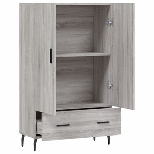 Ντουλάπα Γκρι Sonoma 69,5 x 31 x 115 εκ. από Επεξεργασμένο Ξύλο