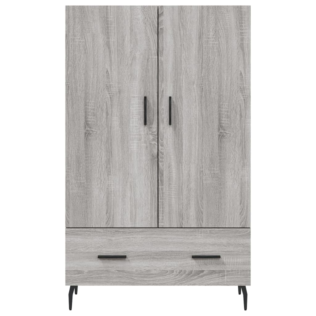 Ντουλάπα Γκρι Sonoma 69,5 x 31 x 115 εκ. από Επεξεργασμένο Ξύλο