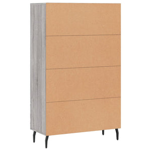 Ντουλάπα Γκρι Sonoma 69,5 x 31 x 115 εκ. από Επεξεργασμένο Ξύλο