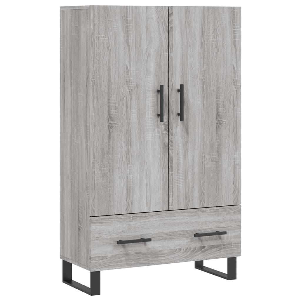Ντουλάπα Γκρι Sonoma 69,5 x 31 x 115 εκ. από Επεξεργασμένο Ξύλο