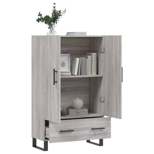 Ντουλάπα Γκρι Sonoma 69,5 x 31 x 115 εκ. από Επεξεργασμένο Ξύλο