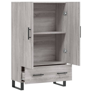 Ντουλάπα Γκρι Sonoma 69,5 x 31 x 115 εκ. από Επεξεργασμένο Ξύλο