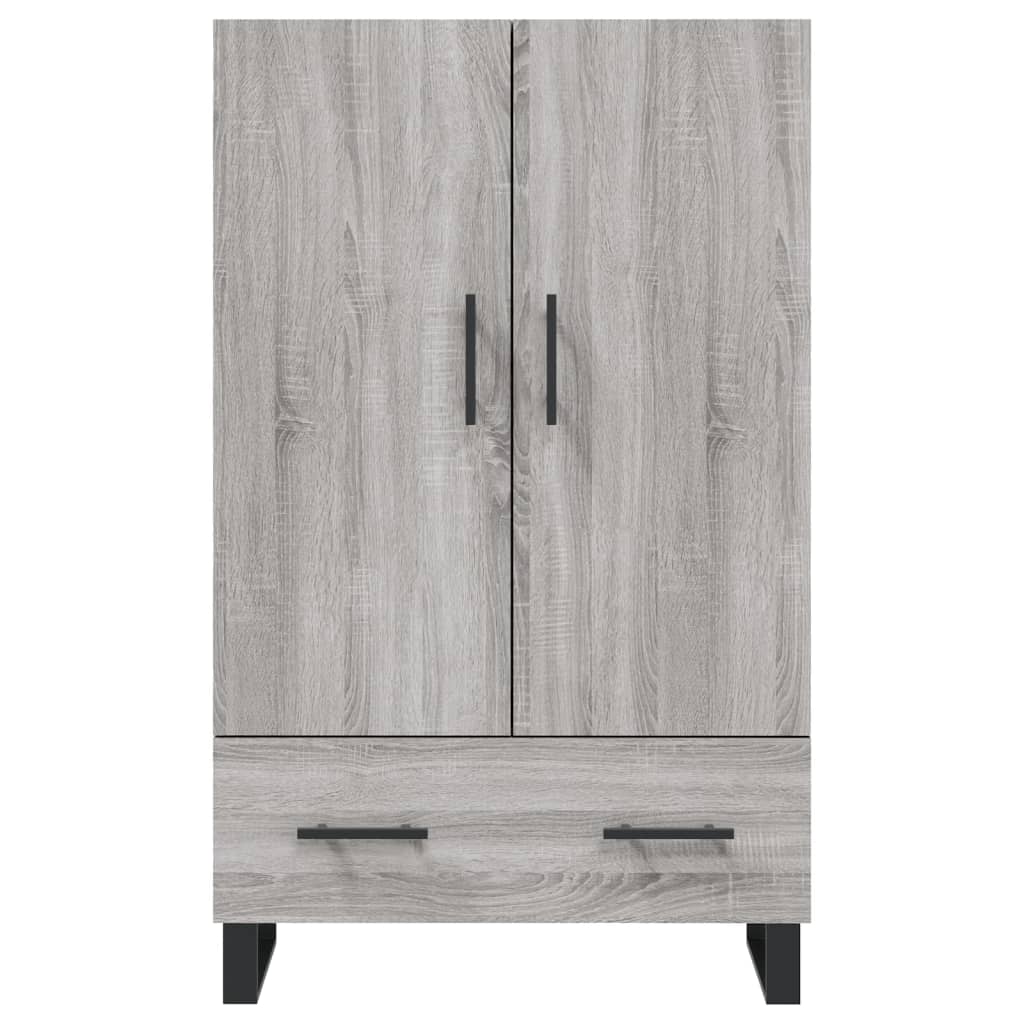 Ντουλάπα Γκρι Sonoma 69,5 x 31 x 115 εκ. από Επεξεργασμένο Ξύλο
