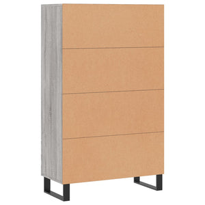 Ντουλάπα Γκρι Sonoma 69,5 x 31 x 115 εκ. από Επεξεργασμένο Ξύλο