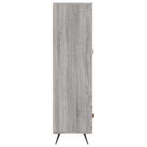Ντουλάπα Γκρι Sonoma 69,5 x 31 x 115 εκ. από Επεξεργασμένο Ξύλο