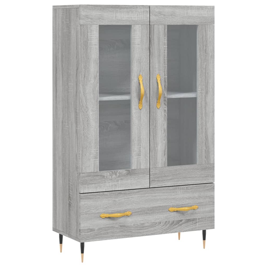 Ντουλάπα Γκρι Sonoma 69,5 x 31 x 115 εκ. από Επεξεργασμένο Ξύλο