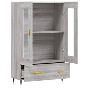 Ντουλάπα Γκρι Sonoma 69,5 x 31 x 115 εκ. από Επεξεργασμένο Ξύλο