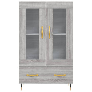 Ντουλάπα Γκρι Sonoma 69,5 x 31 x 115 εκ. από Επεξεργασμένο Ξύλο