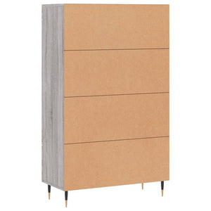 Ντουλάπα Γκρι Sonoma 69,5 x 31 x 115 εκ. από Επεξεργασμένο Ξύλο