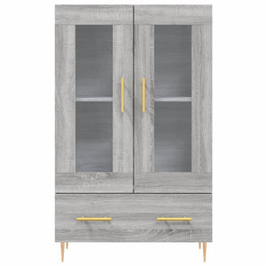 Ντουλάπα Γκρι Sonoma 69,5 x 31 x 115 εκ. από Επεξεργασμένο Ξύλο - Pakobazaar