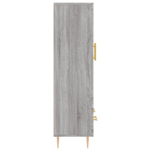 Ντουλάπα Γκρι Sonoma 69,5 x 31 x 115 εκ. από Επεξεργασμένο Ξύλο - Pakobazaar