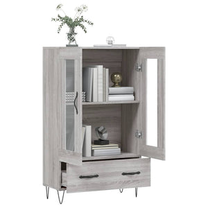 Ντουλάπα Γκρι Sonoma 69,5 x 31 x 115 εκ. από Επεξεργασμένο Ξύλο
