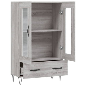 Ντουλάπα Γκρι Sonoma 69,5 x 31 x 115 εκ. από Επεξεργασμένο Ξύλο
