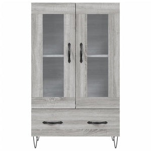 Ντουλάπα Γκρι Sonoma 69,5 x 31 x 115 εκ. από Επεξεργασμένο Ξύλο