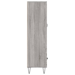 Ντουλάπα Γκρι Sonoma 69,5 x 31 x 115 εκ. από Επεξεργασμένο Ξύλο