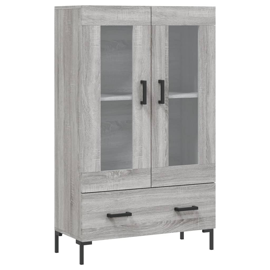 Ντουλάπα Γκρι Sonoma 69,5 x 31 x 115 εκ. από Επεξεργασμένο Ξύλο