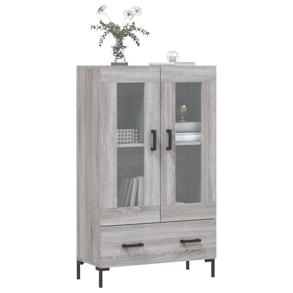 Ντουλάπα Γκρι Sonoma 69,5 x 31 x 115 εκ. από Επεξεργασμένο Ξύλο