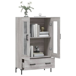 Ντουλάπα Γκρι Sonoma 69,5 x 31 x 115 εκ. από Επεξεργασμένο Ξύλο