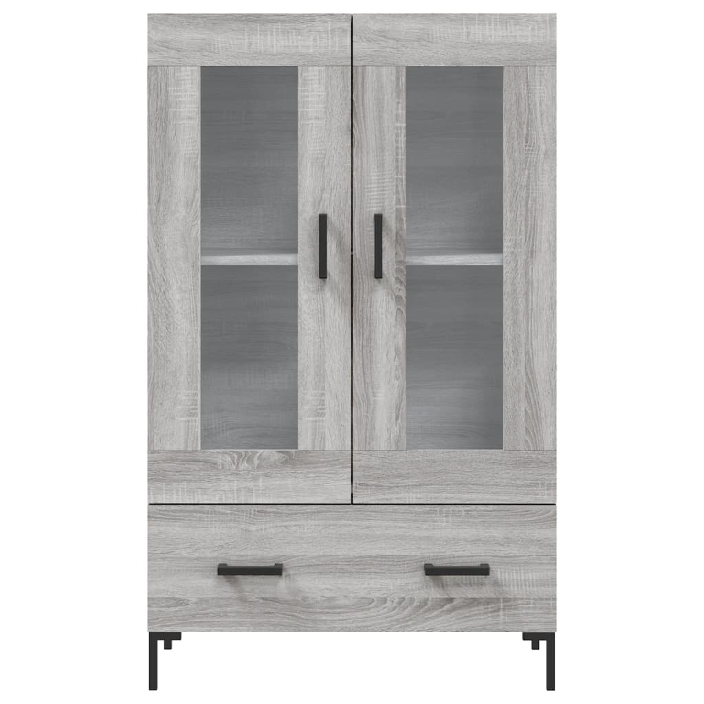 Ντουλάπα Γκρι Sonoma 69,5 x 31 x 115 εκ. από Επεξεργασμένο Ξύλο