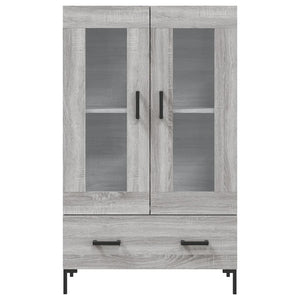 Ντουλάπα Γκρι Sonoma 69,5 x 31 x 115 εκ. από Επεξεργασμένο Ξύλο