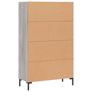 Ντουλάπα Γκρι Sonoma 69,5 x 31 x 115 εκ. από Επεξεργασμένο Ξύλο